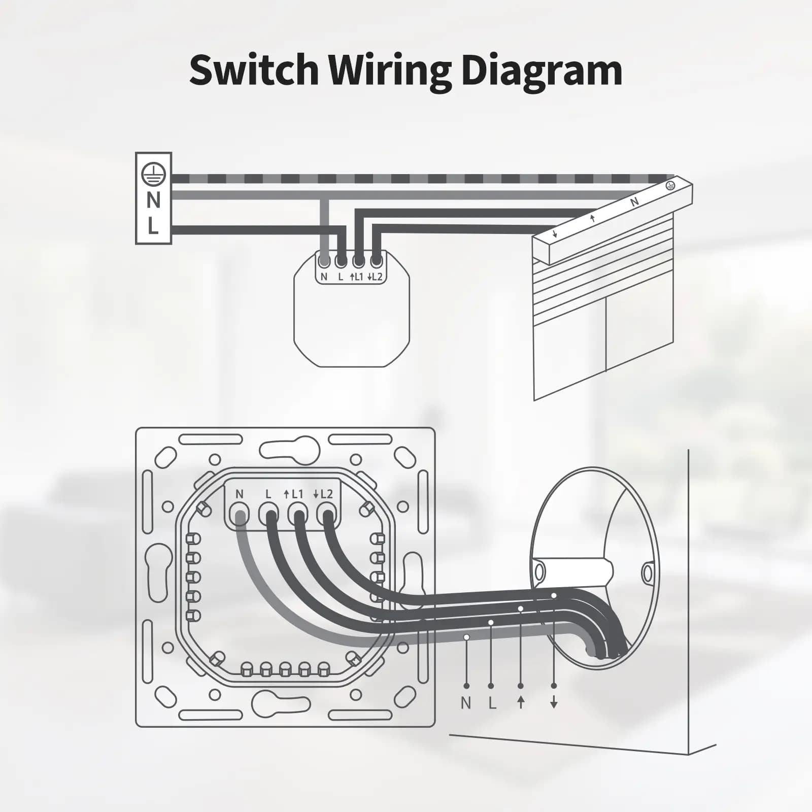 Aqara Shutter Switch H2 EU (DS-K02D) Smart Curtain Switch — 3