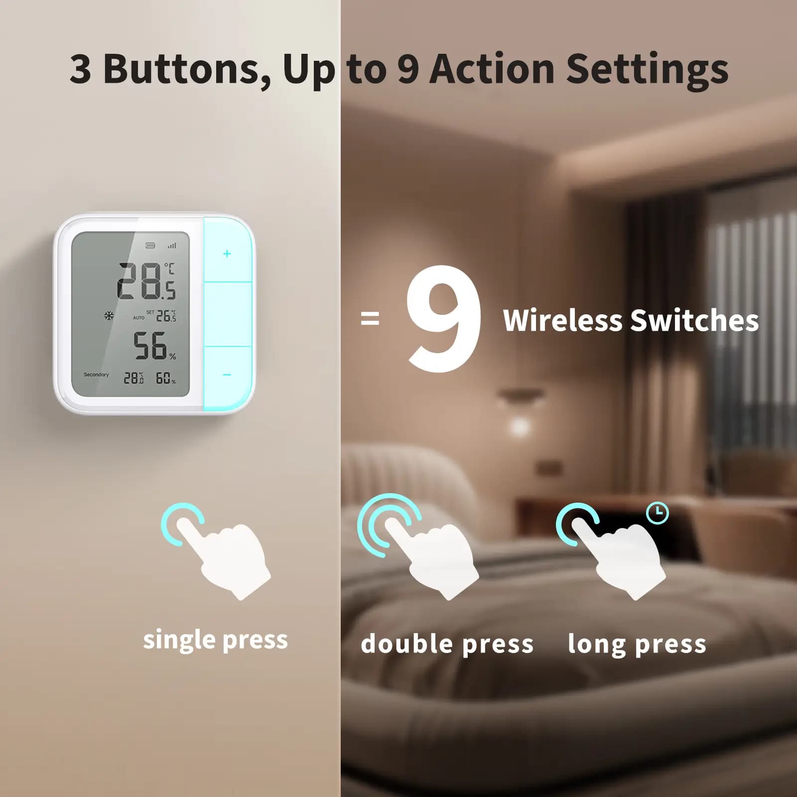 AQARA Climate Sensor W100 TH-S04D Sıcaklık ve Nem Sensörü — 2