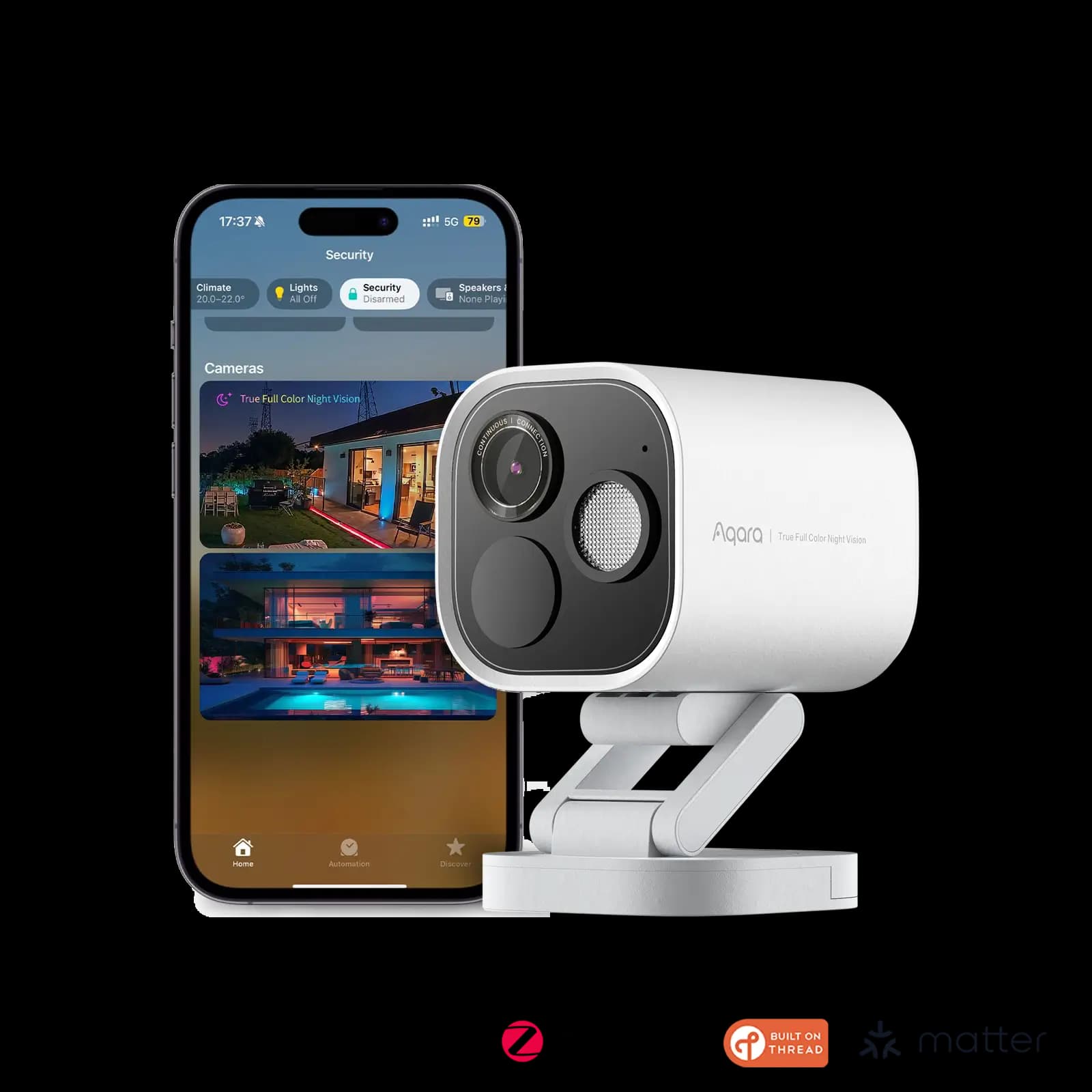 AQARA CH-C07D Camera Hub G5 Pro Wi-Fi Beyaz