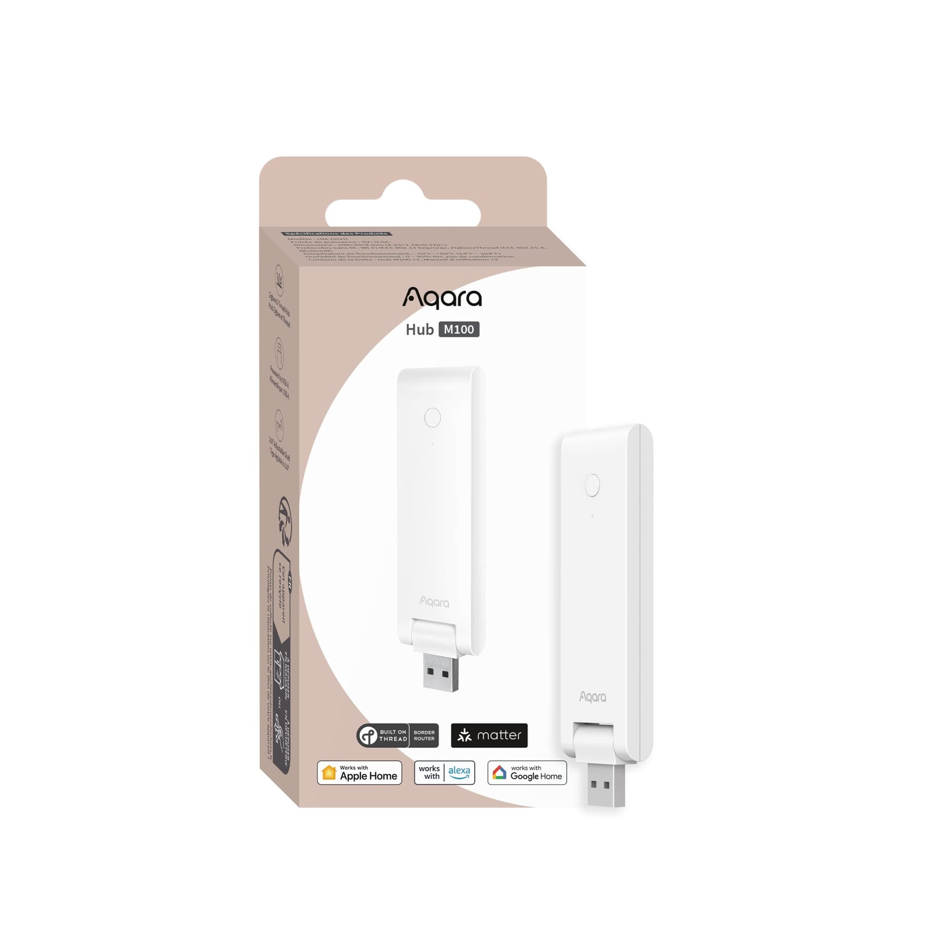 Aqara Hub M100 (HM-G02D) Zigbee/Thread Akıllı Ev Ağ Geçidi — 1