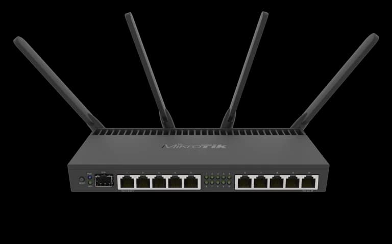 MikroTik RB4011iGS+5HacQ2HnD-IN 10 Portlu Gigabit Router — 1