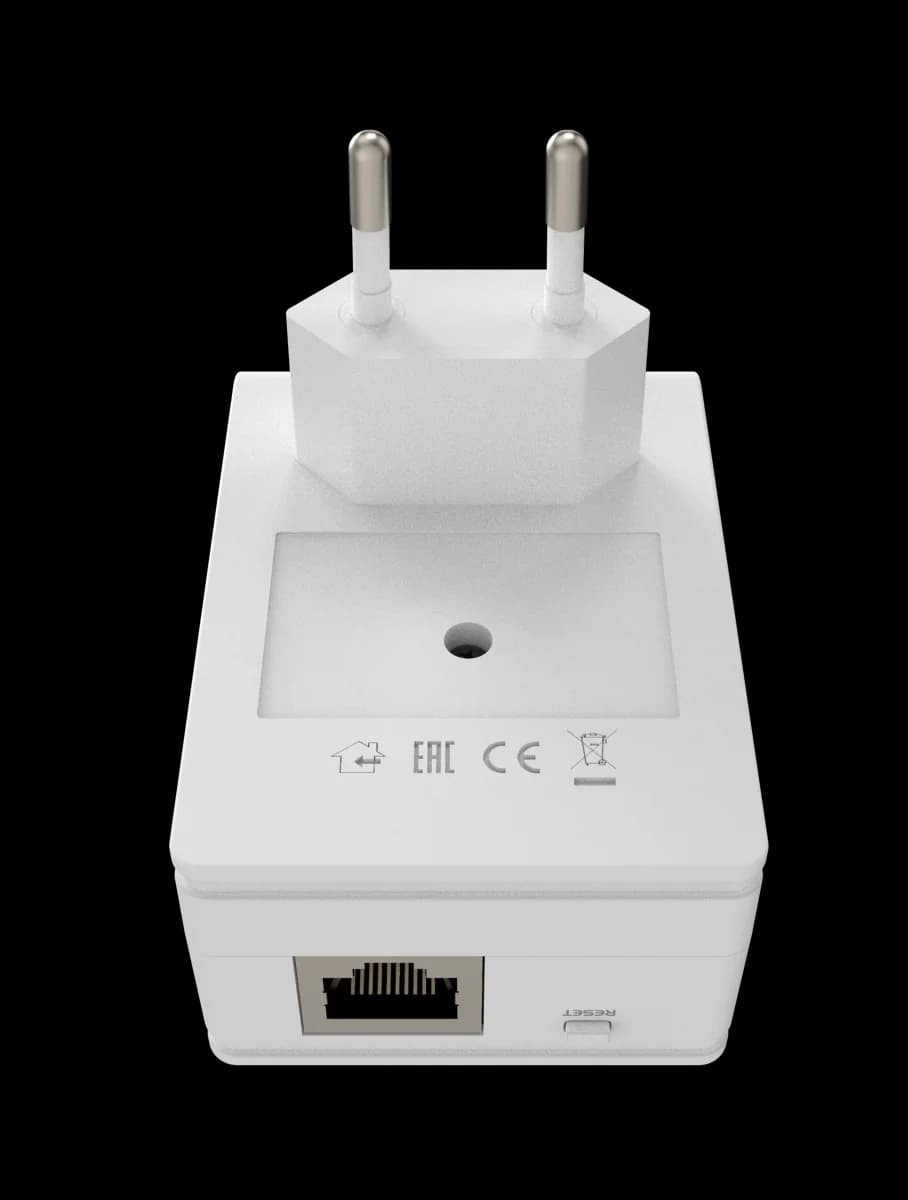 MikroTik PL7411-2nD PWR-LINE AP Powerline Wi-Fi Access Point — 3
