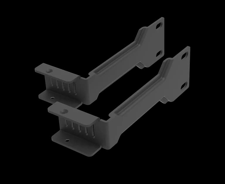 MikroTik K-65 Rackmount Ears Set RB4011 Raf Montaj Kiti — 1