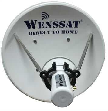 WENSSAT Parabolic Dish Antenna 27 dBi 5 GHz Compatible with MikroTik — 3