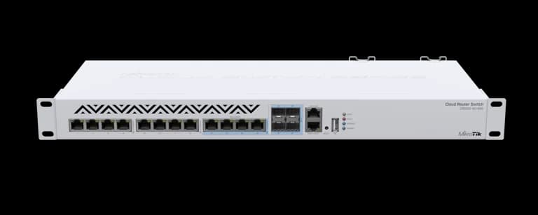 MikroTik CRS312-4C+8XG-RM 10G Yönetilebilir L3 Switch
