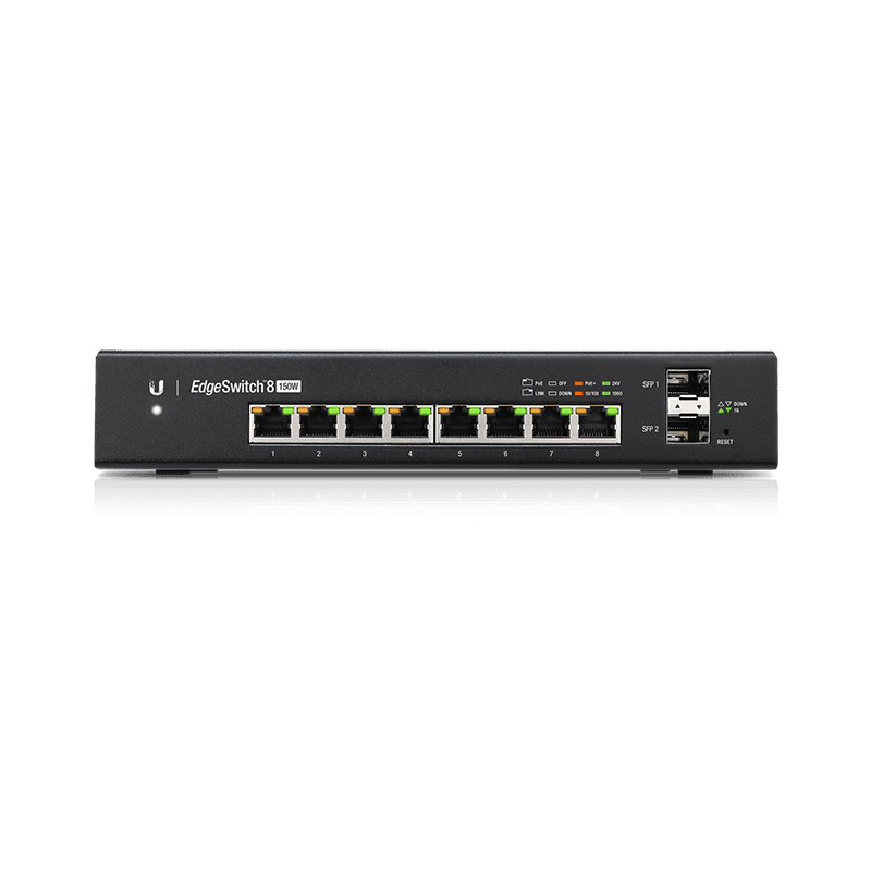 Ubiquiti ES-8-150W EdgeSwitch 8x Gigabit PoE+ 2x SFP 150W — 1