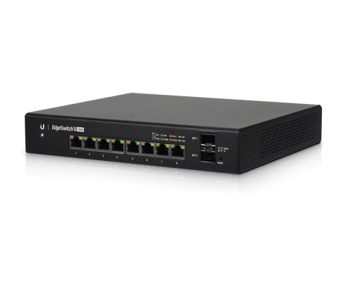 Ubiquiti ES-8-150W EdgeSwitch 8x Gigabit PoE+ 2x SFP 150W — 3