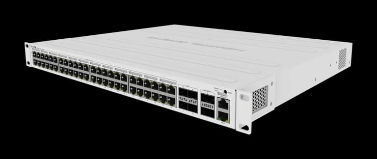 MikroTik CRS354-48P-4S+2Q+RM L3 Managed PoE Switch — 1