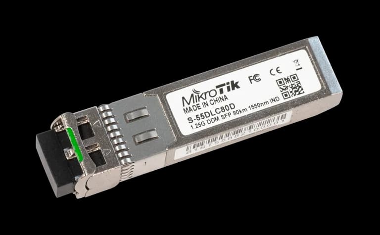 MikroTik S-55DLC80D 80 km SFP Module — 1