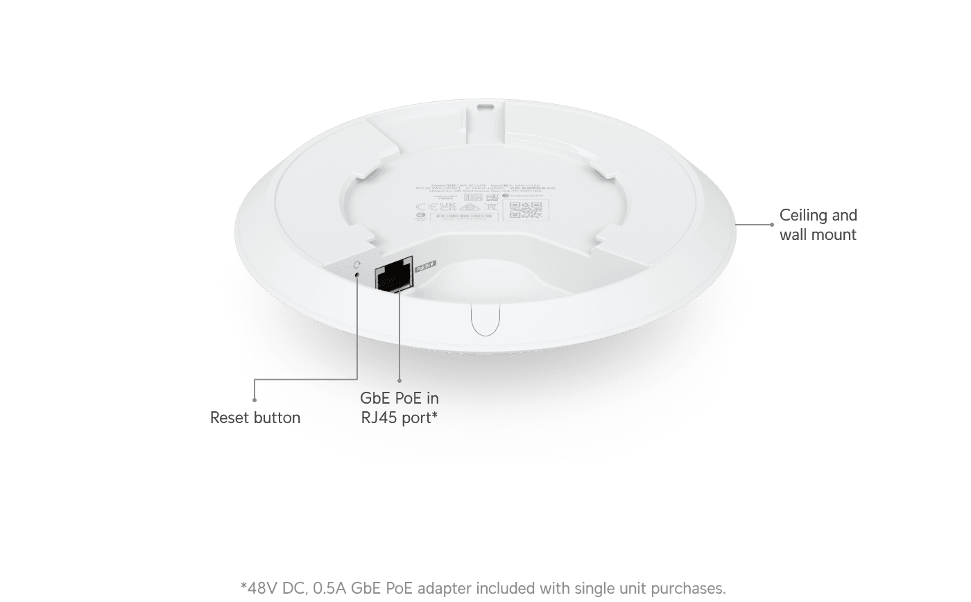 Ubiquiti UAP-AC-LITE-5 PACK 5-Pack WiFi 5 Access Point — 4