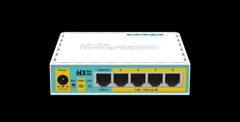 MikroTik RB750UPr2 hEX PoE lite Passive PoE Router — 1