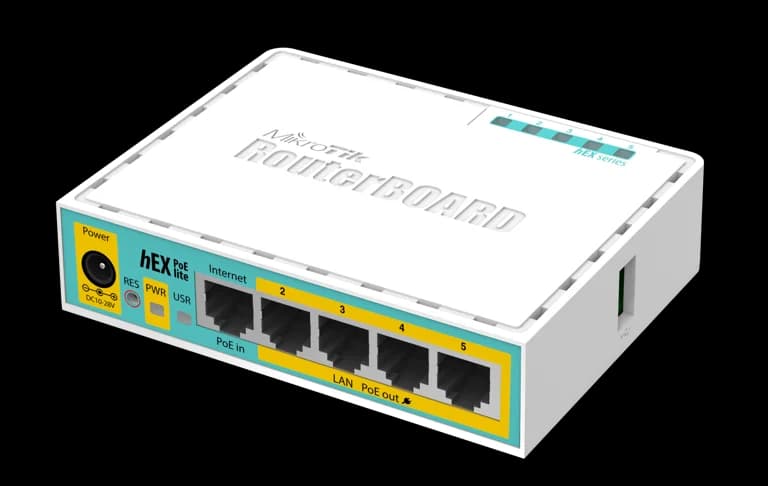 MikroTik RB750UPr2 hEX PoE lite Passive PoE Router — 2