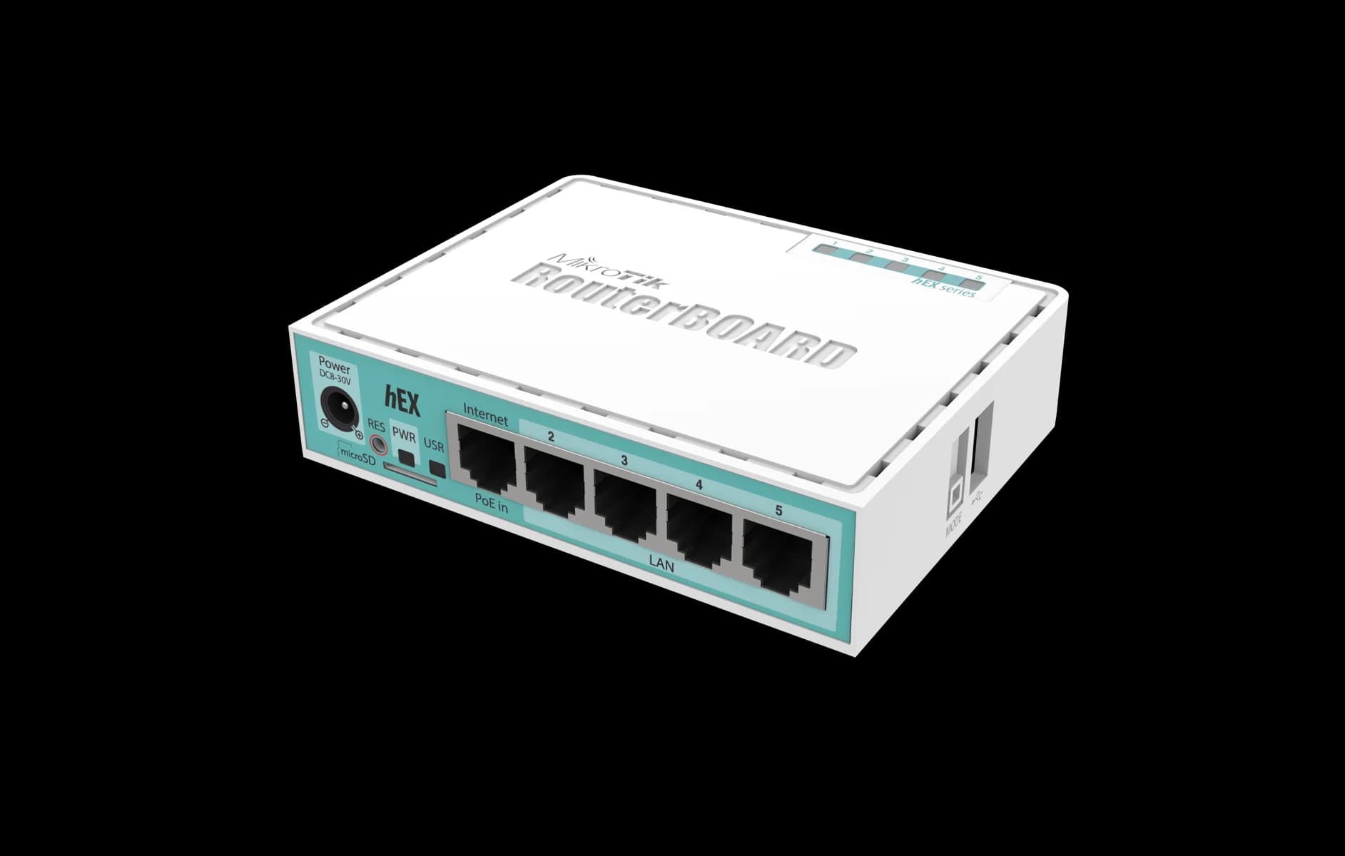 MikroTik RB750Gr3 hEX 5 Port Gigabit Ethernet Router — 4