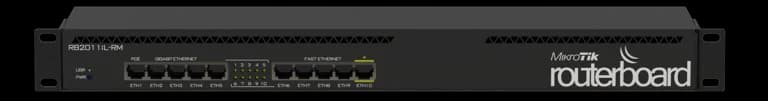 MikroTik RB2011iL-RM 1U Rackmount Router, 5x Gigabit + 5x Fast — 1