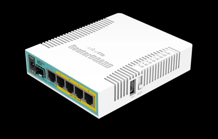MikroTik RB960PGS hEX PoE 5-Port Gigabit Router — 1