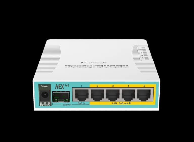 MikroTik RB960PGS hEX PoE 5-Port Gigabit Router — 2