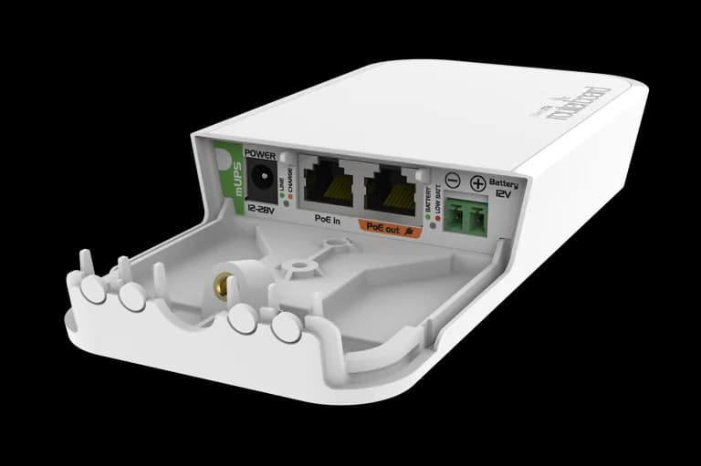 MikroTik mUPS PoE İnjiektör ve Kesintisiz Güç Kaynağı