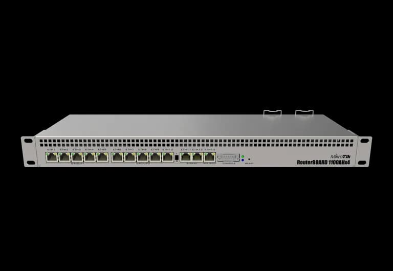 MikroTik RB1100AHx4 13 Port Gigabit Rackmount Router — 1