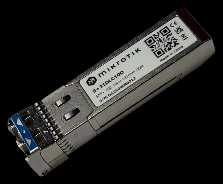 MikroTik S+31DLC10D 10G SFP+ Tek Mod Fiber Optik Transceiver