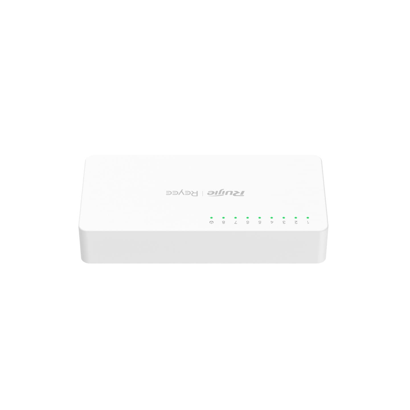 Reyee RG-ES08F 8 Portlu Fast Ethernet Switch, Plastik Kasa — 6