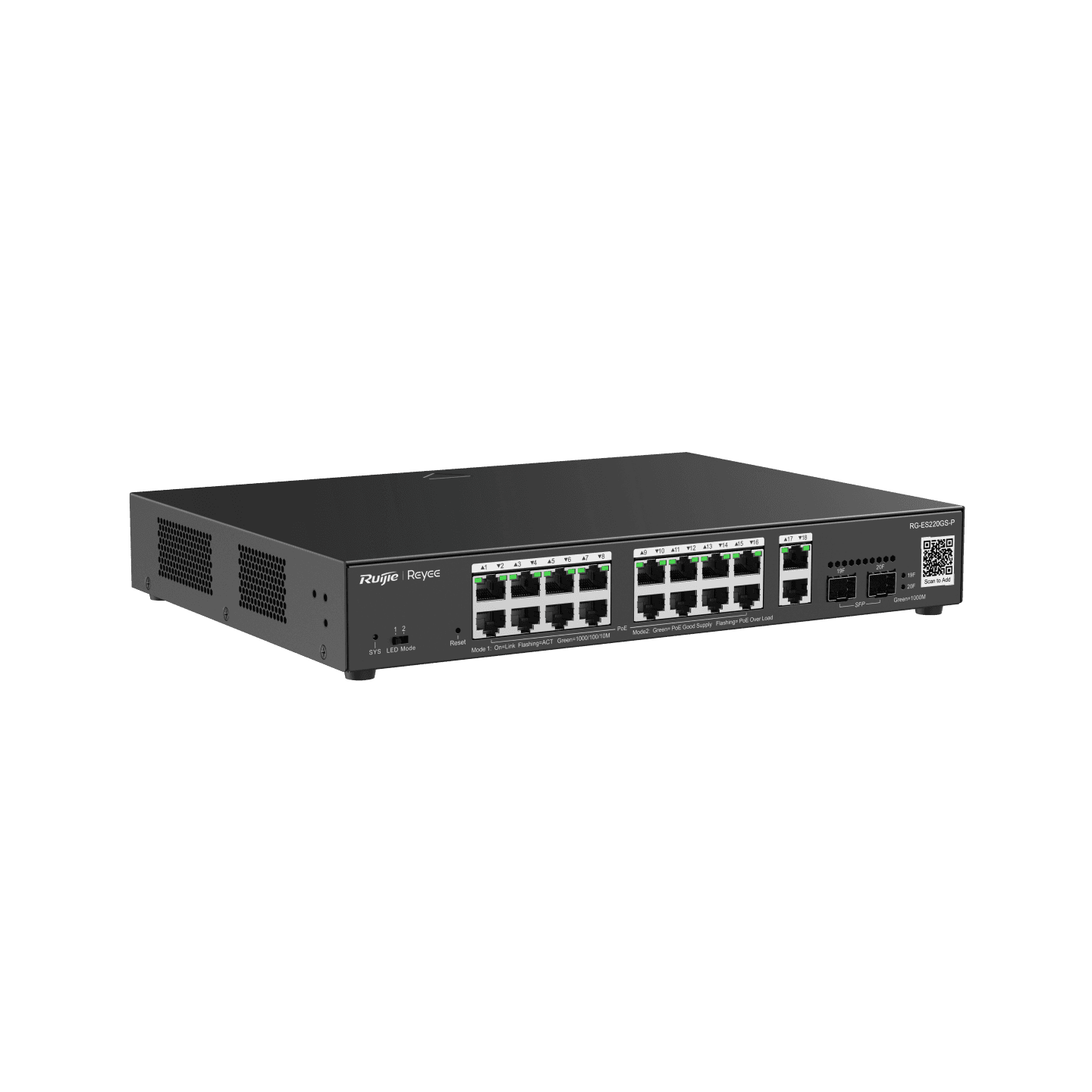 Ruijie Reyee RG-ES220GS-P 20-Port Gigabit PoE+ Switch — 3