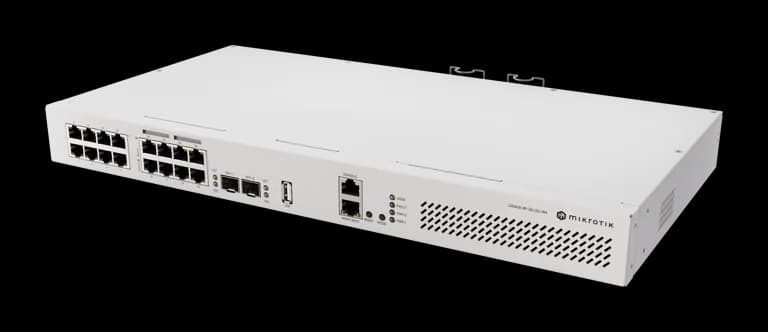 MikroTik CRS418-8P-8G-2S+RM L3 Yönetilebilir Switch