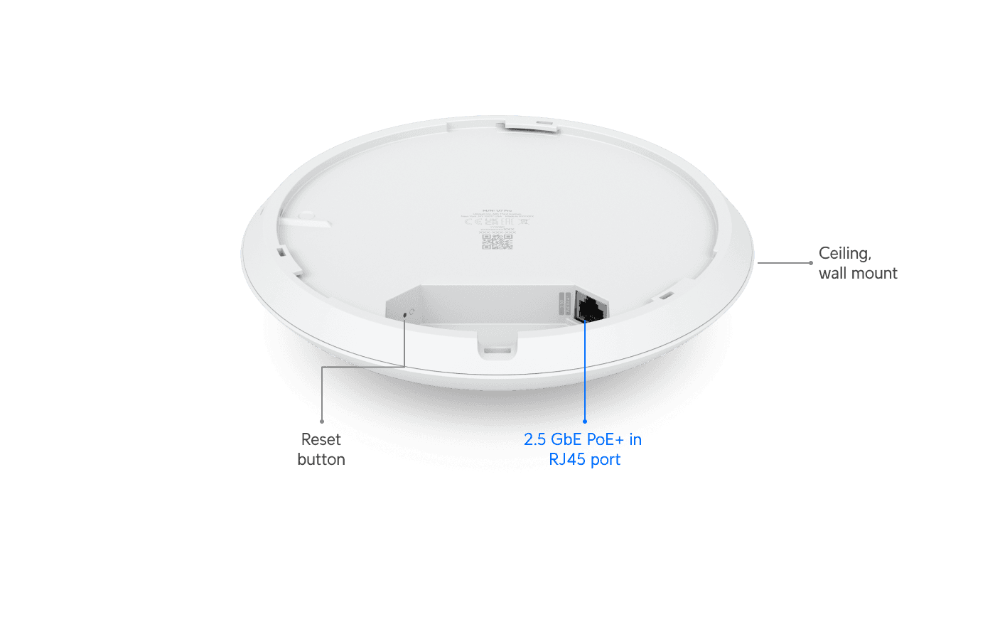 Ubiquiti U7-Pro-Max WiFi 7 6GHz 2.5Gbps Indoor Access Point — 4