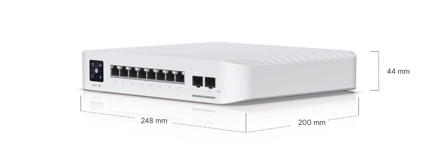 Ubiquiti USW-Pro-8-PoE 8-Port Gigabit PoE++ Switch — 3