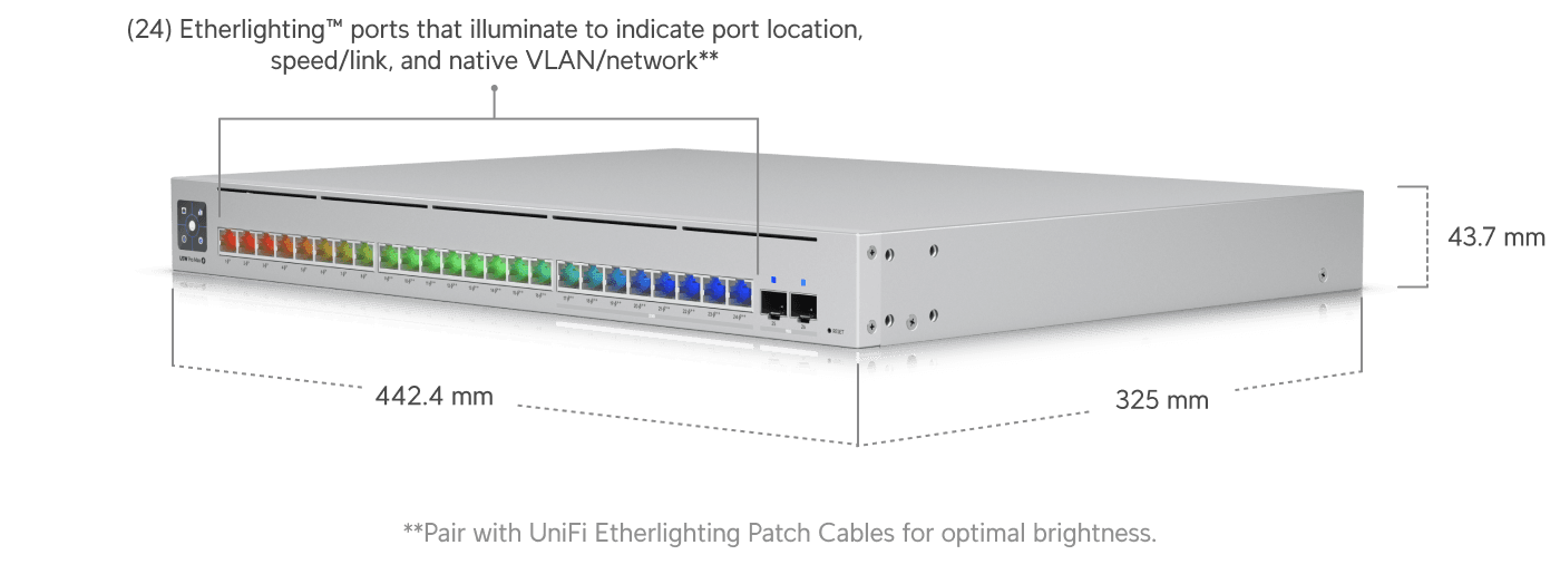 Ubiquiti USW-Pro-Max-24-PoE 24-Port PoE++ Switch — 3