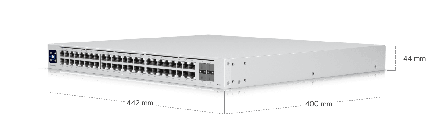 Ubiquiti USW-Enterprise-48-PoE-EU 48 Port 2.5GbE PoE+ Switch — 3