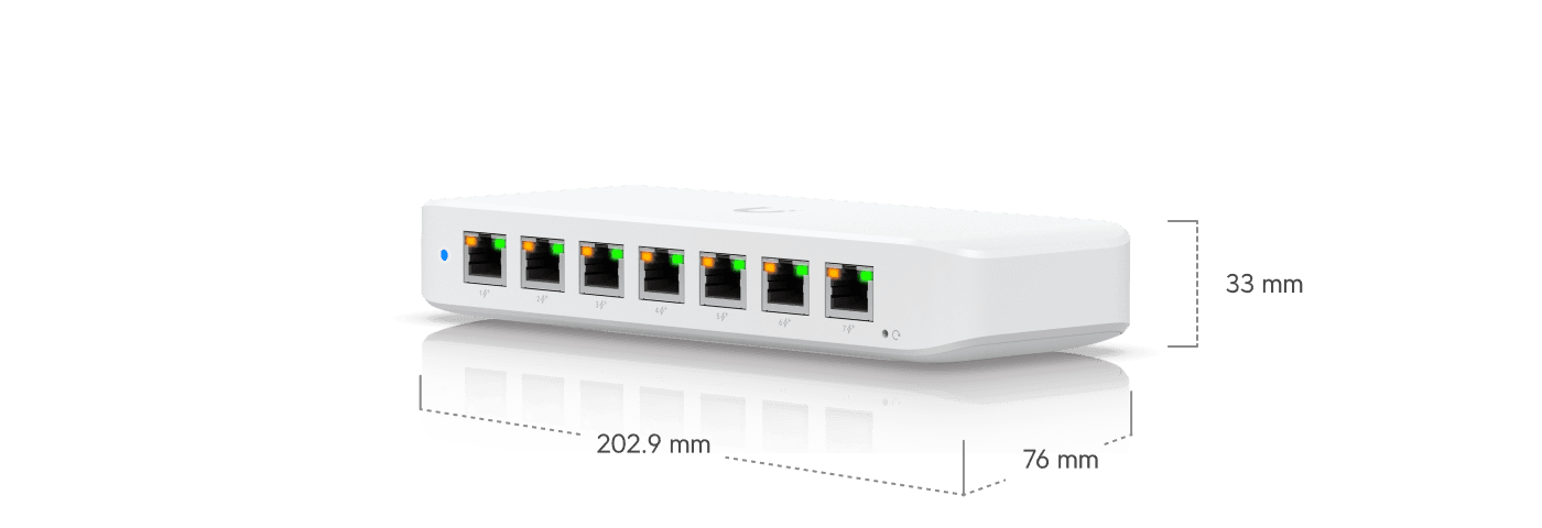 Ubiquiti USW-Ultra-60W-EU 8-Port Gigabit PoE+ Managed Switch — 3