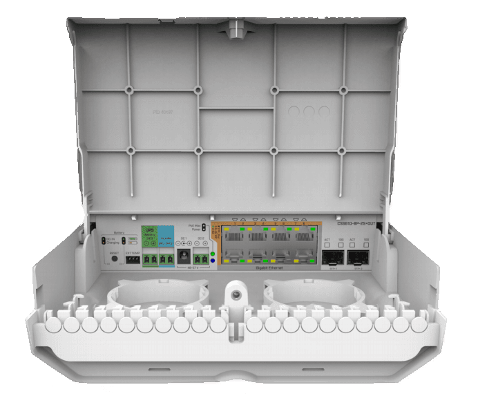 MikroTik CSS610-1Gi-7R-2S+OUT Outdoor Switch — 1