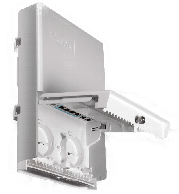 MikroTik CSS610-1Gi-7R-2S+OUT Outdoor Switch — 2