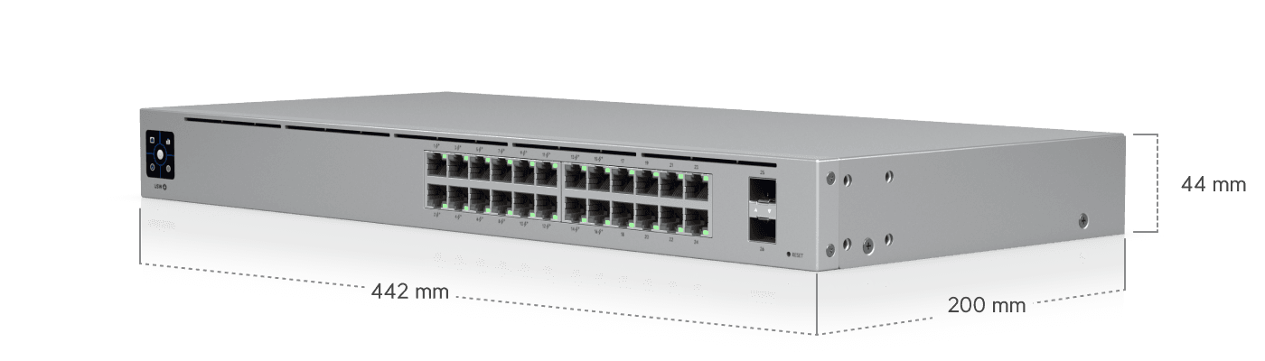Ubiquiti USW-24-POE 24-Port Gigabit PoE+ Switch — 3