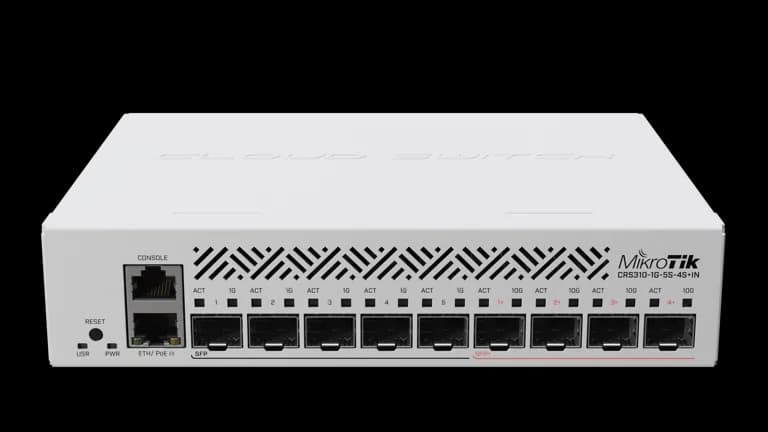 MikroTik CRS310-1G-5S-4S+IN Yönetilebilir Switch