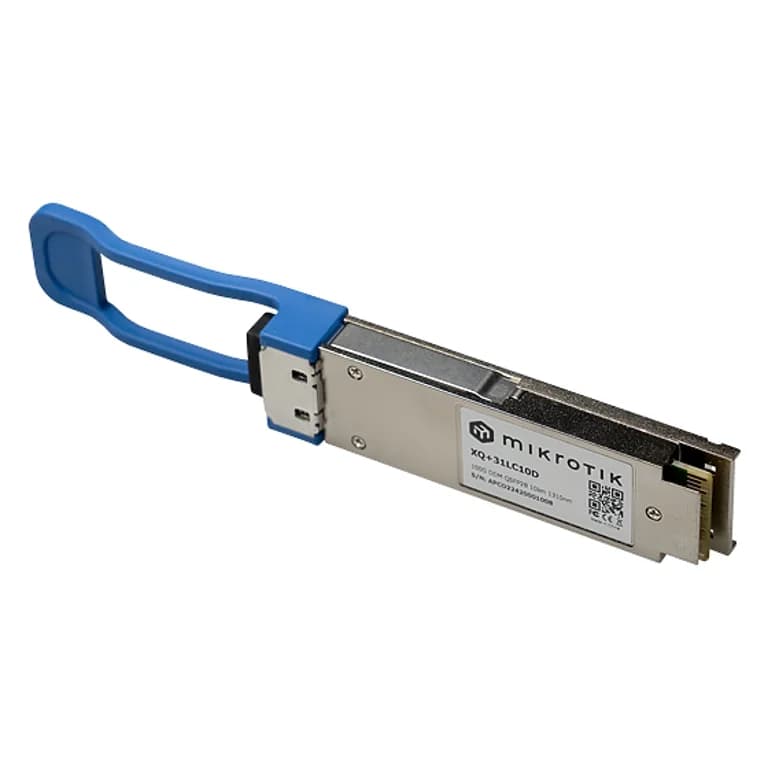 MikroTik XQ+31LC10D 100G QSFP28 Single Mode Fiber Optic Module