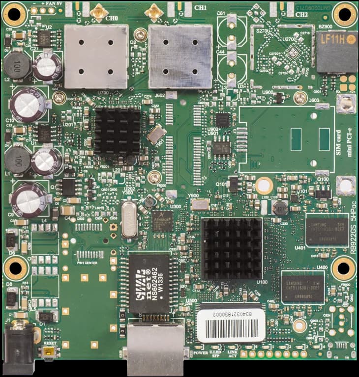 MikroTik RB911G-5HPacD 802.11ac CPE Board — 1