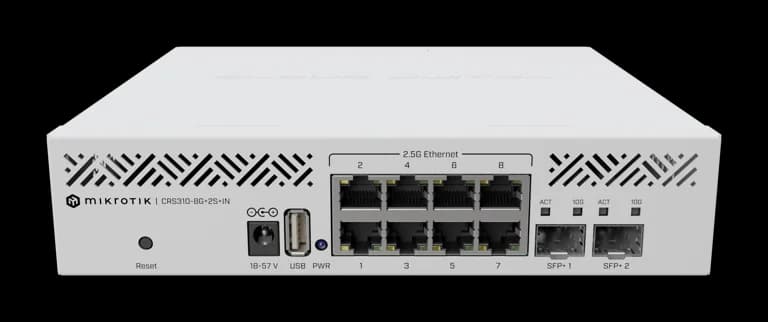 MikroTik CRS310-8G+2S+IN Yönetilebilir Switch — 3