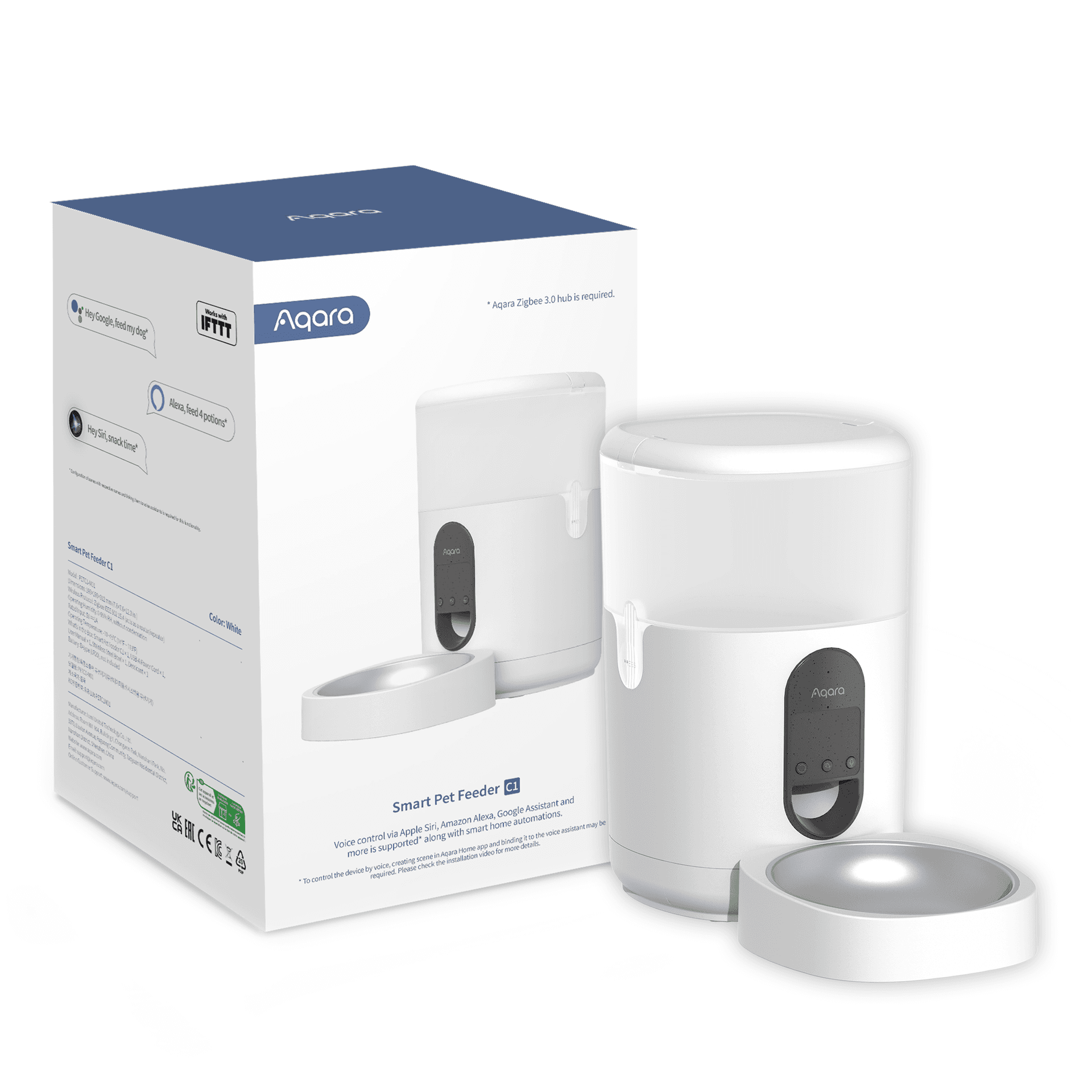 AQARA Smart Pet Feeder C1 – Умная кормушка для животных, Zigbee 3.0