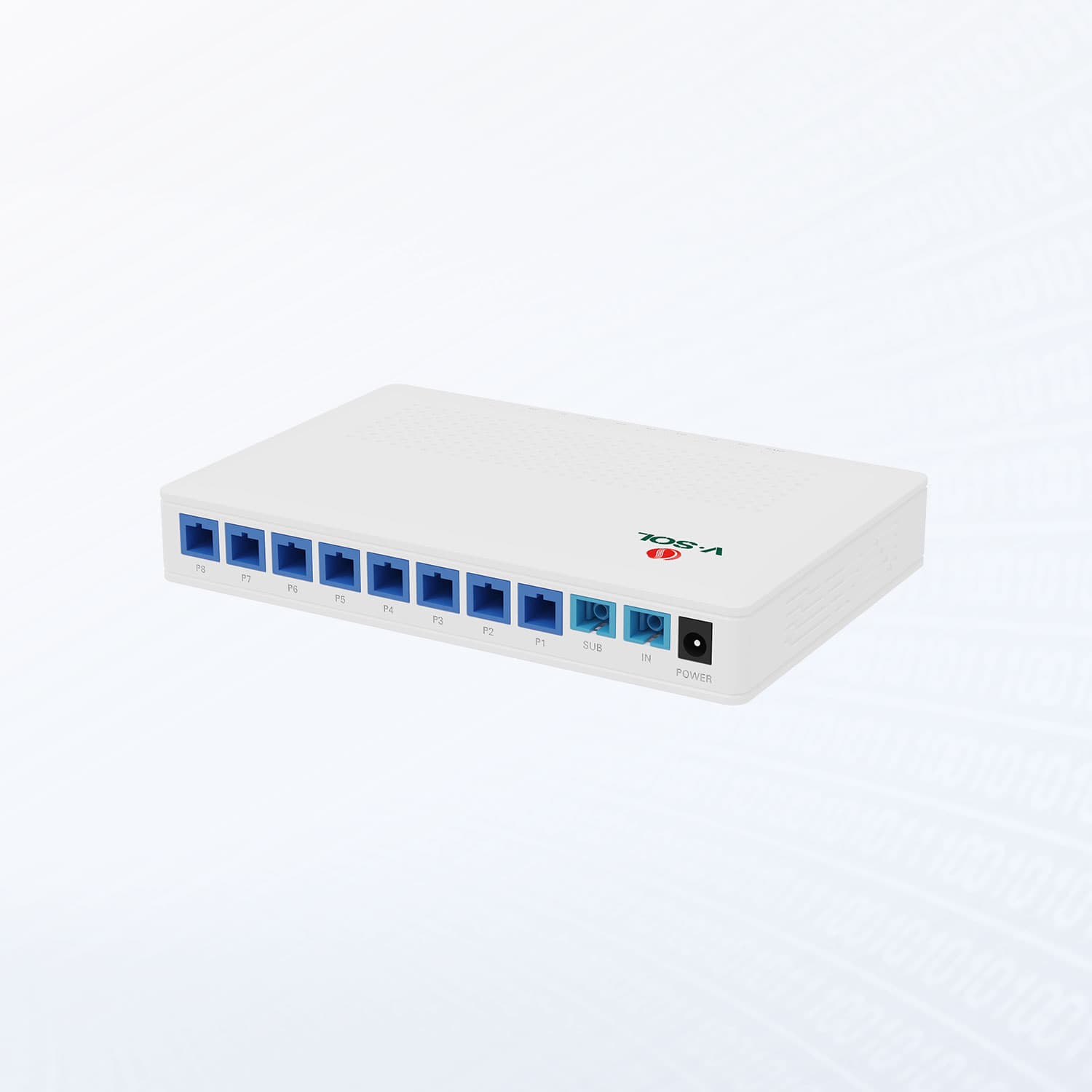 vSOL V1809P-U PoF Optik Güç Bölücü, 1x9 — 1