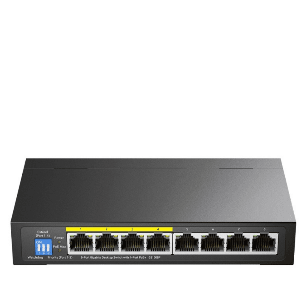 CUDY GS1008P 8-Port Gigabit PoE+ Switch 60W