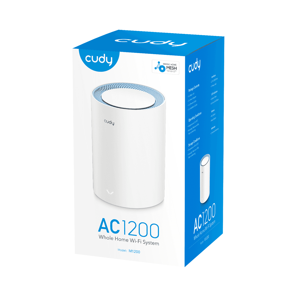 CUDY M1200 AC1200 Wi-Fi Mesh Sistemi (1-Pack) — 4