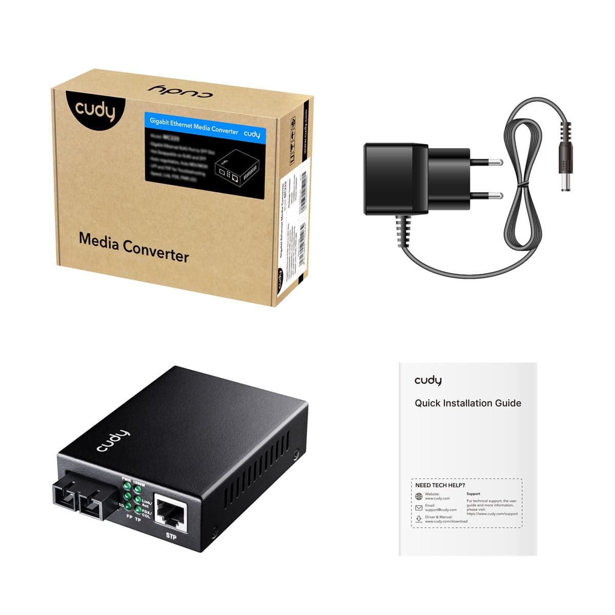Cudy MC100GMA-05 Gigabit Ethernet Media Converter — 3