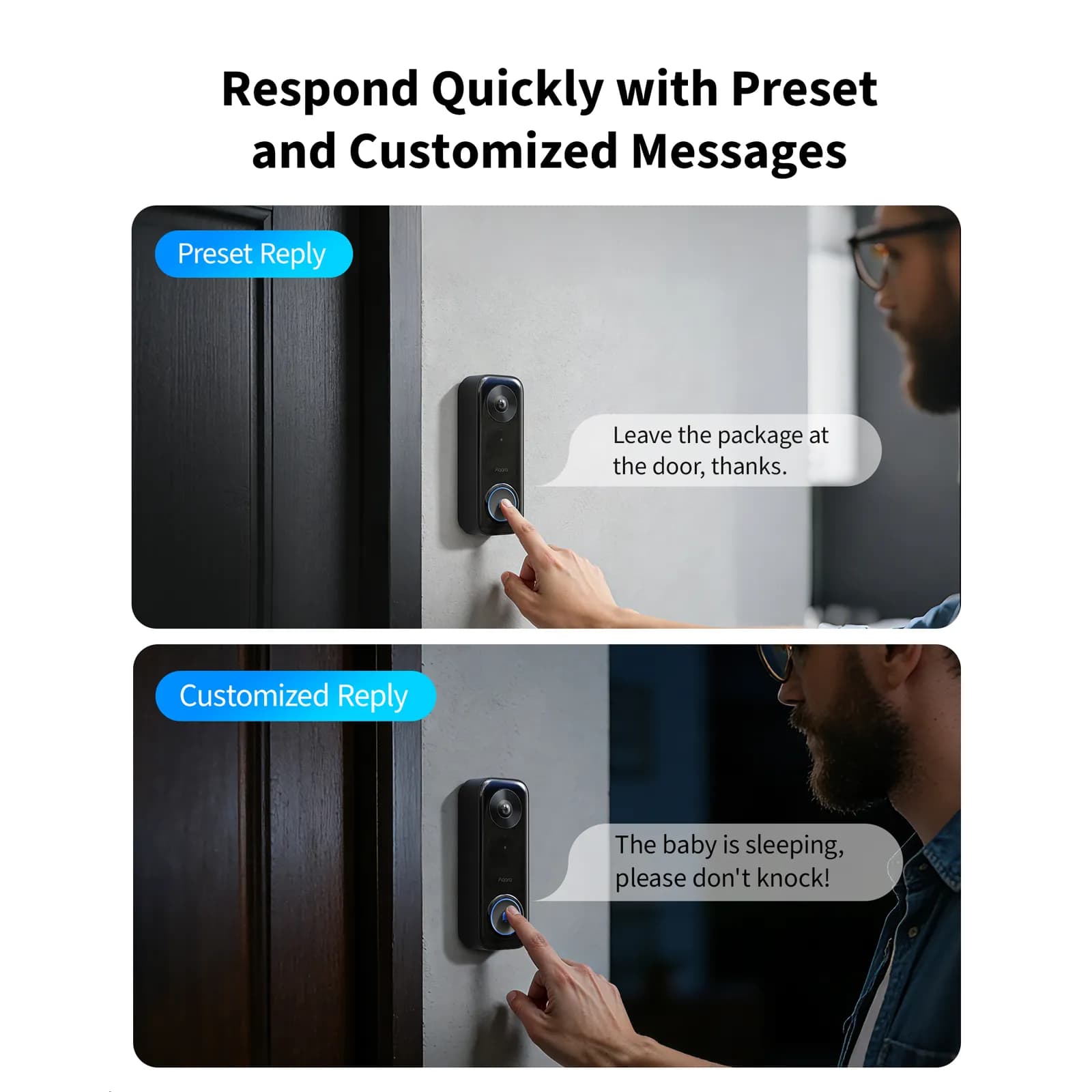 Aqara Doorbell Camera G400 (Wired) - 2K Smart Doorbell — 2