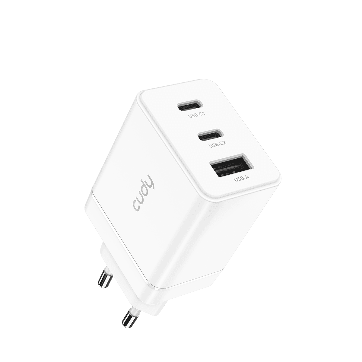 Cudy CH67EU - 3 Port 67W USB-C Şarj Adaptörü (EU Fiş)