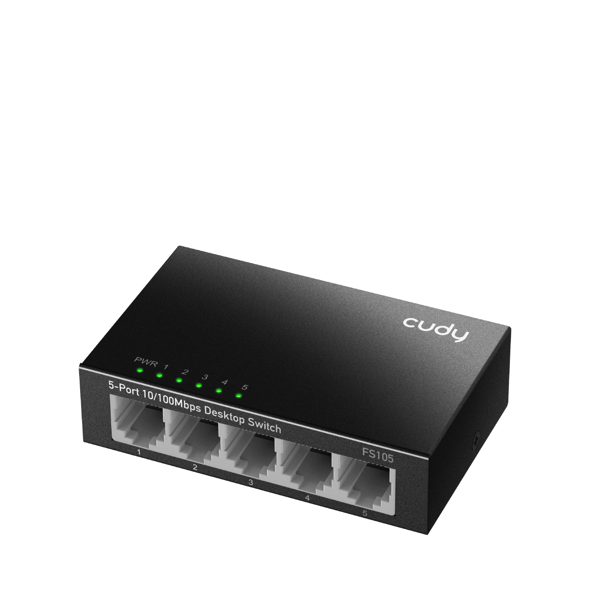 CUDY FS105 5-Port 10/100 Mbps Metal Switch — 2