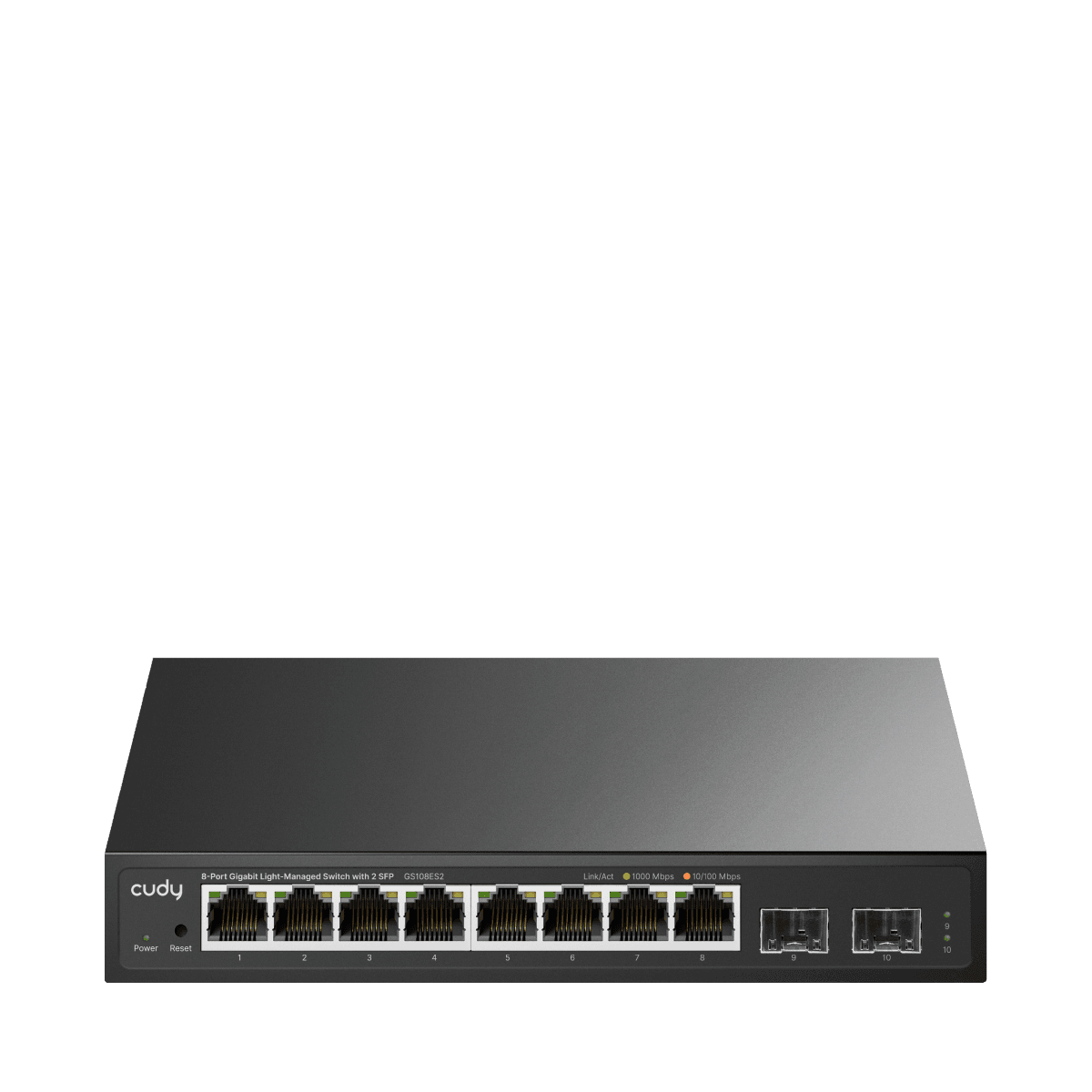 Cudy GS108ES2 - 8 Port Gigabit Light Managed Switch 2 SFP — 1