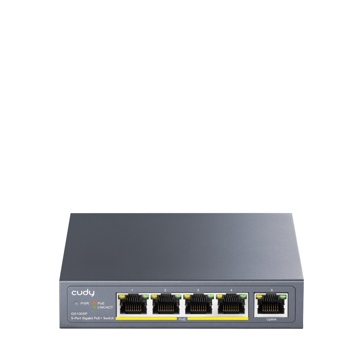 CUDY GS1005P 5-Port Gigabit PoE+ Switch 60W