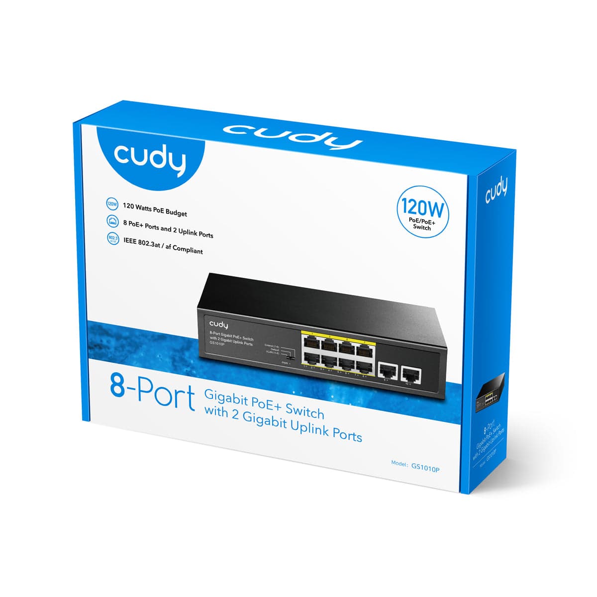 Cudy GS1010P - 8-Port Gigabit PoE+ Switch 120W — 4