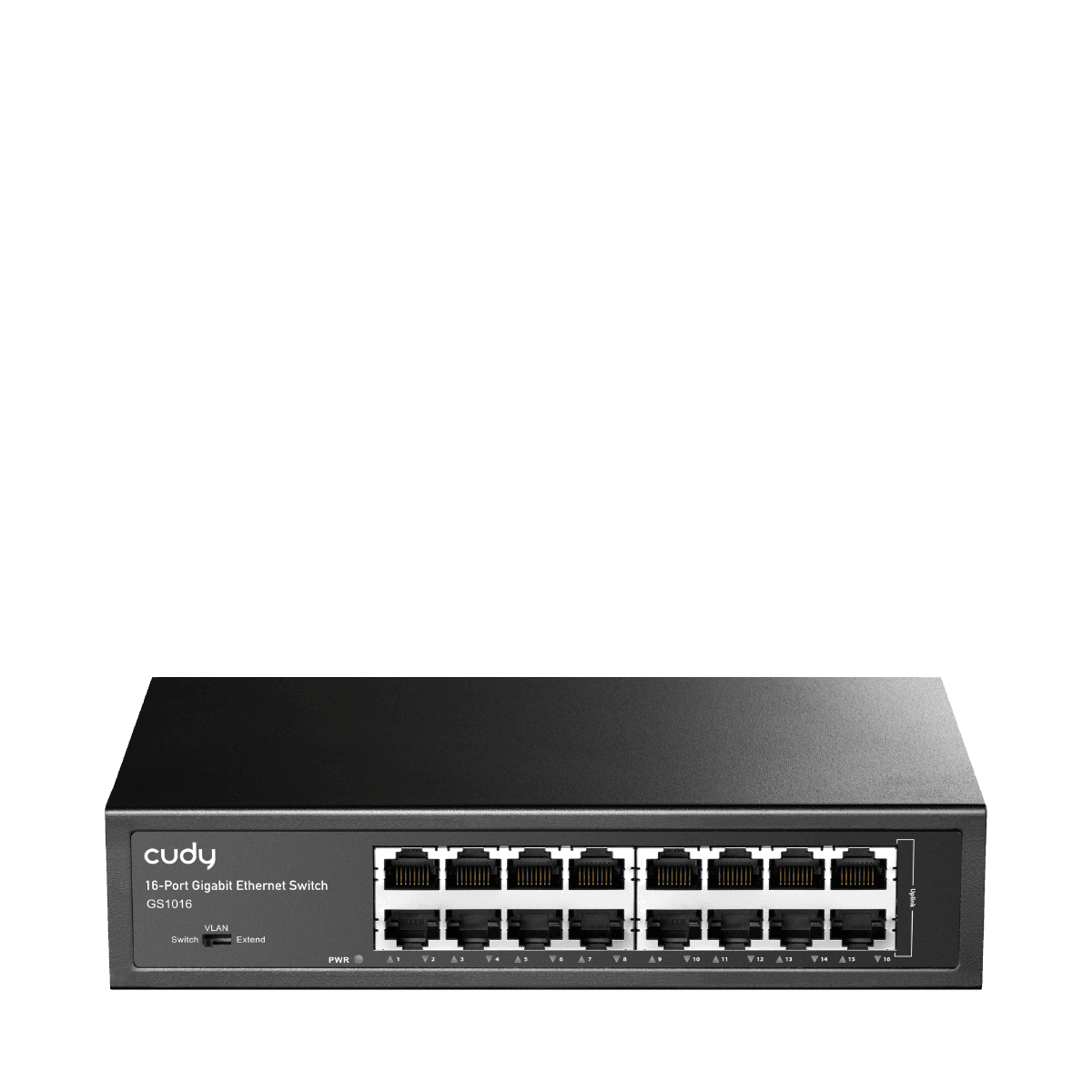 CUDY FS1016 - 16-Port 10/100 Mbps Metal Fast Ethernet Switch — 1
